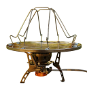 Kempingowy toster na palnik Stal nierdzewna Składany outdoorowy toster do tostów i kanapek Przenośny toster na kemping Srebrny 4