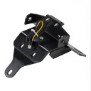 Kennzeichenhalter für CFMOTO 450SR 450NK 450SS 300SR 250SRS Kurz mit LED-Beleuchtung 18 x 17 x 7,5 cm Aluminium Schwarz Für Motorrad und sportlichen 9