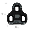 KEO tacchette per scarpe da ciclismo per pedali stradali LOOK 65 × 69 mm poliammide TPU con kit di montaggio e regolazione dell'angolo per ciclismo su strada 2