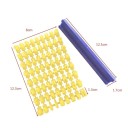 Keramická abeceda čísla a písmena 122 x 81 mm Reliéfní razidla Embosovací forma DIY Polymerová hlína Plastový lis na dekorace 2