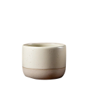 Keramický hrneček 100 ml, malý šálek na kávu a espresso z keramiky béžovo-hnědý s matnou glazurou pro domácí použití 1