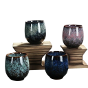 Keramický hrneček 110 ml, šálek na espresso 6 × 6,5 cm z keramiky pro podávání kávy a čaje v domácnosti i kanceláři 10