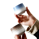 Keramický hrneček 200 ml kompaktní šálek na kávu a čaj 8,5 × 8,2 × 6,5 cm z keramiky pro každodenní použití v domácnosti i kanceláři 6