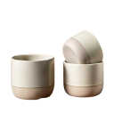 Keramický hrneček 230 ml, šálek na kávu a čaj z keramiky béžovo-hnědý s hladkým povrchem bez ucha pro domácí použití 3