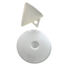 Keramický hrnek na espresso 50 ml s podšálkem bílý malý šálek na kávu pro domácí i kancelářské použití 3