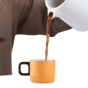 Keramický hrnek na espresso 60 ml s ouškem malý šálek na kávu pro domácí i kancelářské použití 9