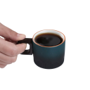 Keramický hrnek na espresso 60 ml s ouškem malý šálek na kávu pro domácí i kancelářské použití 12