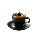 Keramický hrnek na espresso s podšálkem 80 ml malý šálek na kávu pro domácí i kancelářské použití 6