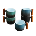 Keramický hrnek s uchem 70 ml malý espresso hrnek z keramiky s madlem pro kávu a čaj na espresso a ristretto pro domácí použití 7