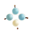 Keramický hrnek s uchem 70 ml malý espresso hrnek z keramiky s madlem pro kávu a čaj na espresso a ristretto pro domácí použití 10