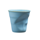 Keramický mini hrnek zmuchlaný tvar 70–90 ml keramika malý šálek na espresso kávu degustační nápoje do domácnosti i kanceláře 2