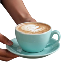 Keramický šálek s podšálkem 220 ml kompaktní rozměry 9,7 × 9,3 cm průměr podšálku 14,5 cm pro kávu i espresso 6