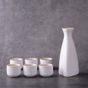 Keramik karaff och kopp set 7 st 4