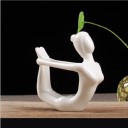 Keramikstatue af en yogi 12
