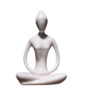Keramikstatue af en yogi 2