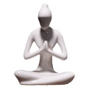 Keramikstatue af en yogi 5