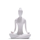Keramikstatue af en yogi 6