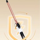 Keramische krultang 1,3 cm Snelle opwarming PTC Tweestaps temperatuurregeling Brandwondenbescherming 3