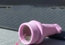 Keramische sproeikop met beschermnet voor tuinnevelsysteem 35 mm M16x1,0 opening 1,2 mm roze voor irrigatie 3