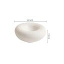 Keramisk dyb suppetallerken rund stærk 16,5 cm diameter 7,3 cm højde keramik hvid skål til suppe og servering 2