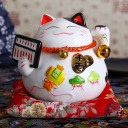 Keramisk heldig kat statuette 3