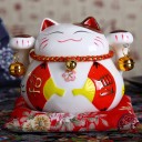 Keramisk heldig kat statuette 5