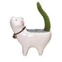 Keramisk katteblomsterpotte 9