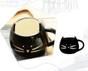 Keramisk krus med kat J1340 5
