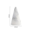 Keramisk ringholder kegleformet smykkestativ 4,9 × 2,8 cm bordorganisator til udstilling af ringe 2