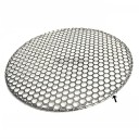 Kerek grillrács 16 cm Rozsdamentes acél 2 mm vastagság 5 mm drót BBQ rács hús, zöldség és hal grillezéséhez Rács grillhez és tűzrakóhelyhez 1