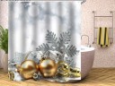 Kerst douchegordijn C52 7