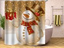 Kerst douchegordijn C52 13