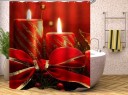 Kerst douchegordijn C52 21