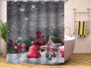 Kerst douchegordijn C52 22