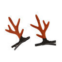 Kerst haarspeldjes met hertengeweien in bruin Stijlvolle accessoire voor winter- en kerstkapsels voor kinderen en volwassenen 2