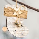 Kerst houten ornament 3