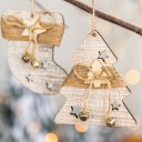 Kerst houten ornament 1
