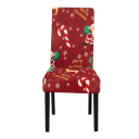 Kerst Kerstman stoelhoes 4