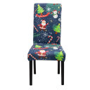 Kerst Kerstman stoelhoes 8