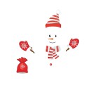 Kerst magnetische decoratie 61 x 61 cm 1