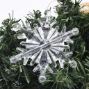 Kerst sneeuwvlok ornament 10 stuks 7