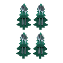 Kerstbestekkoffer - boom 4 stuks V129 3