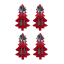 Kerstbestekkoffer - boom 4 stuks V129 1
