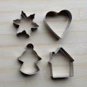 Kerstkoekjesvormpjes - 10 stuks 5