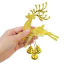 Kerstversiering hert met bellen 2