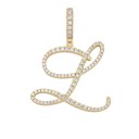 Ketting met letter D194 12