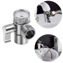 Keukenadapter schakelaar M22/M24 verchroomde kraanverbinder voor gootsteen, bidet, toilet, douche en universeel gebruik 4