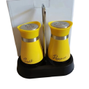 Keukenflesjes voor kruiden set van 2 stuks met rek praktische potjes voor zout en peper voor overzichtelijke opslag van kruiden 6