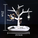 Key Holder with Tree-Shaped Bowl 23.5 x 11.8 x 27 cm Decorative Key Stand and Small Items Organiser for the Hallway 4