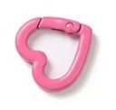 Key Ring 2.5 cm Heart Metal Alloy Metal Pendant Solid Loop Key Decoration Handbag Backpack Gift 11